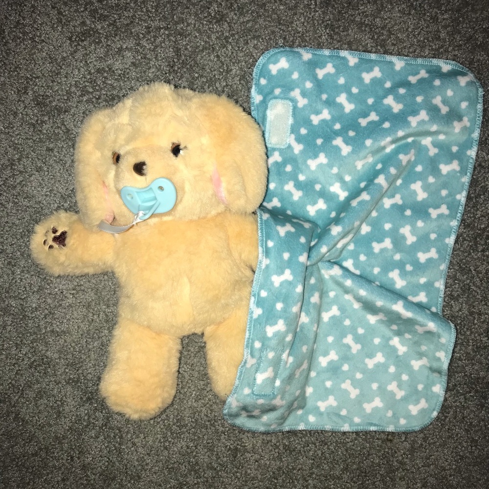 Little Live PETA Plush Golden Puppy that snores